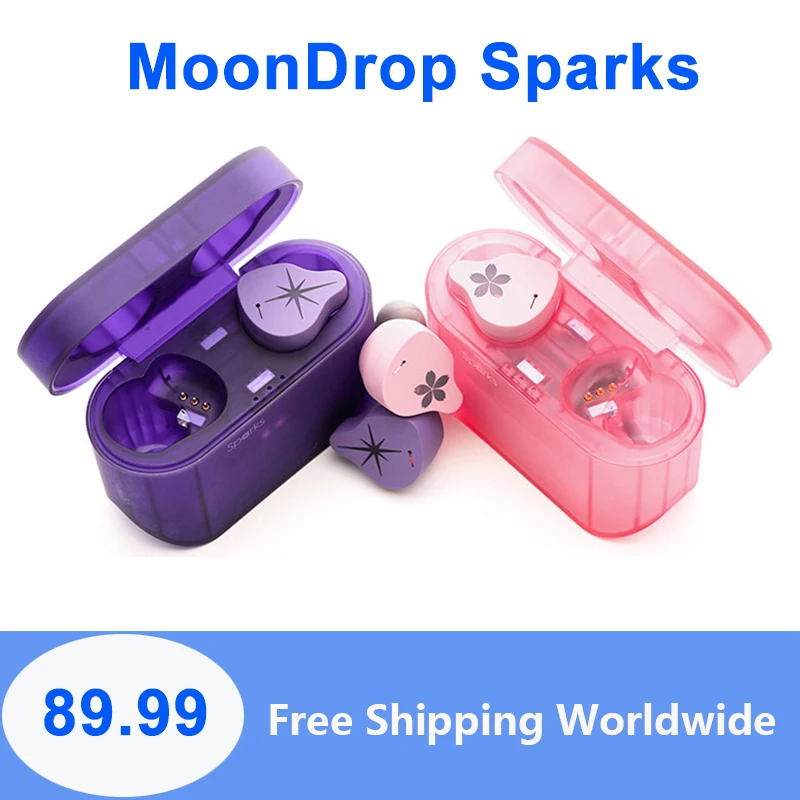 

MoonDrop Sparks TWS Earphone True Wireless Stereo Headset Bluetooth 5.2 Dynamic Earbuds