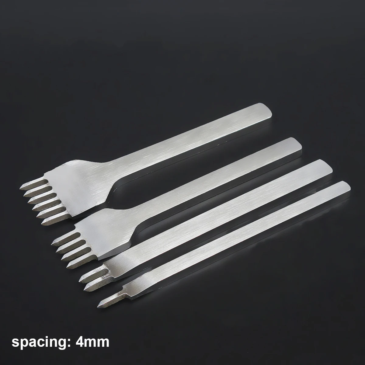 1/2/4/6 зубцов металлический долото для кожи Дырокол сшивание инструмент алмазный