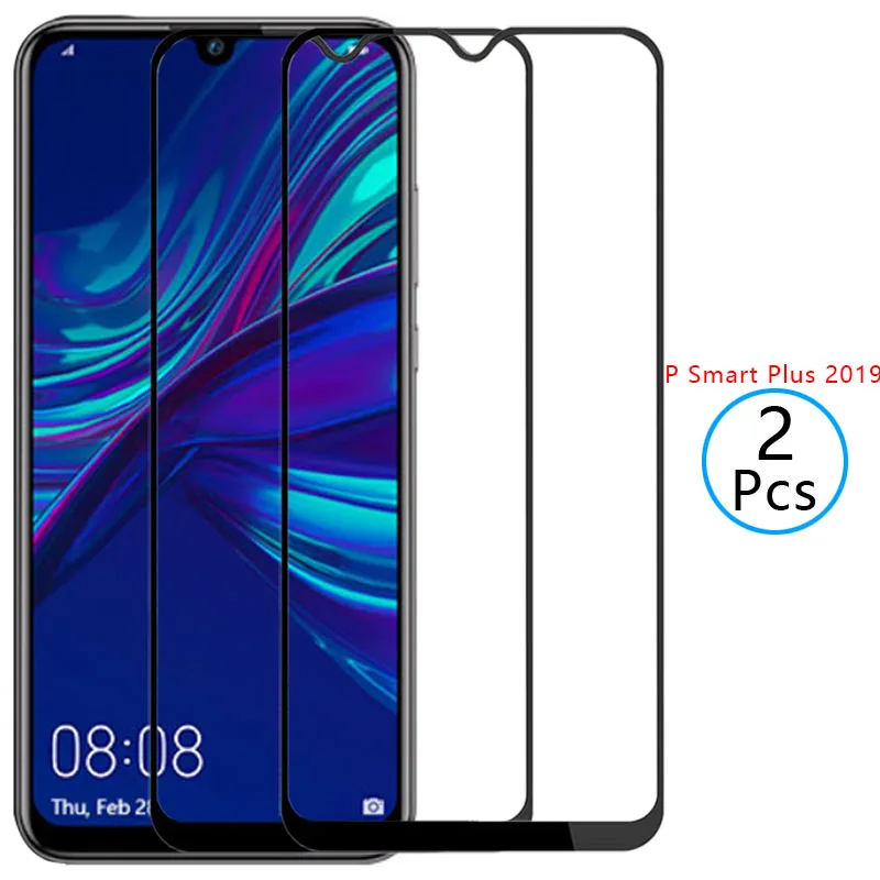 

9d protective tempered glass for huawei p smart plus 2019 screen protector on the huawey psmartplus psmart smar smat safety film