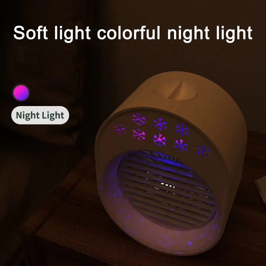 

Mini Air Conditioner Portable Fan USB Rechargeable Air Cooler Multifunctional Humidifier For Office Personal Air Cooler