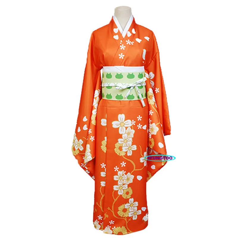 Аниме Супер данганронпа 2 Hiyoko кимоно Сайондзи Косплей Костюм для взрослых женщин