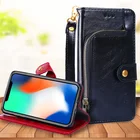 Роскошный кошелек на молнии для Oppo Find X3 X2 Pro Lite Neo, кожаный чехол-книжка с ремешком и отделением для карт
