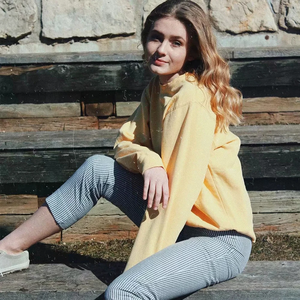 Женский свитер с длинными рукавами желтый винтажный Хлопковый пуловер вышивкой