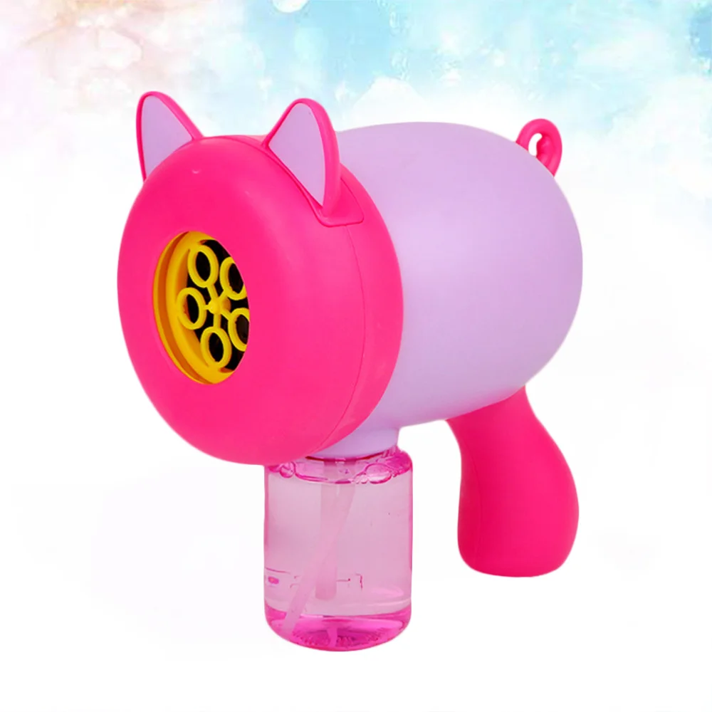 

Automatic Bubble Machine Cat Ear Design Bubble Maker Funny Bubble Blower Blowing Bubbles for Kids Children without Batte