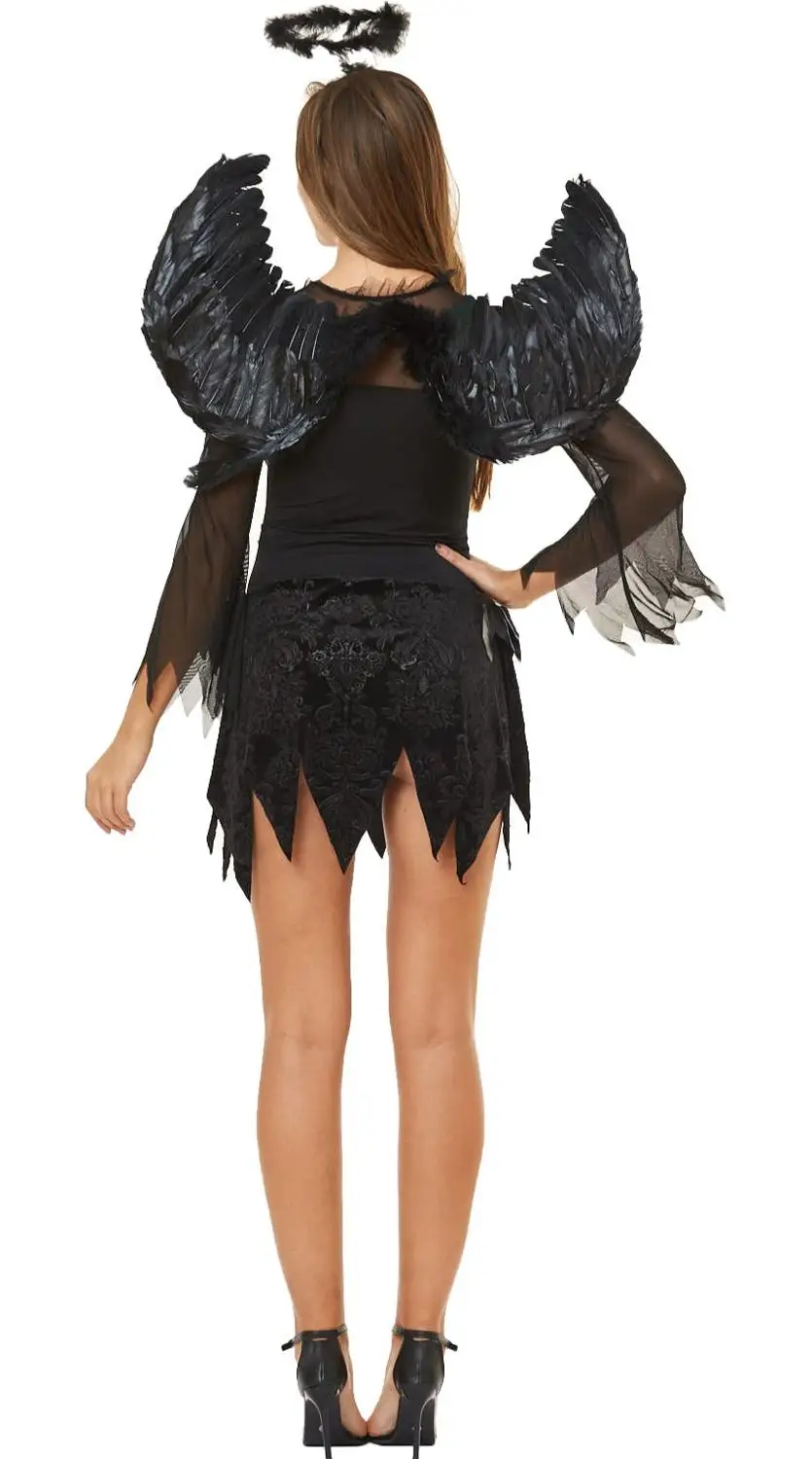 Женский костюм для косплея темного ангела вечерние платья белье ролевых игр боди