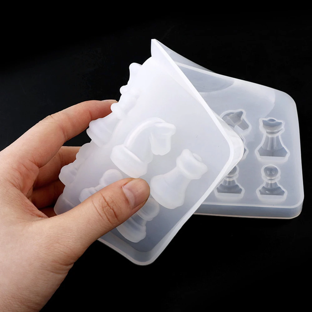 Chess Resin Mold DIY Silicone Mould Crystal Epoxy Handmade Jewelry | Дом и сад