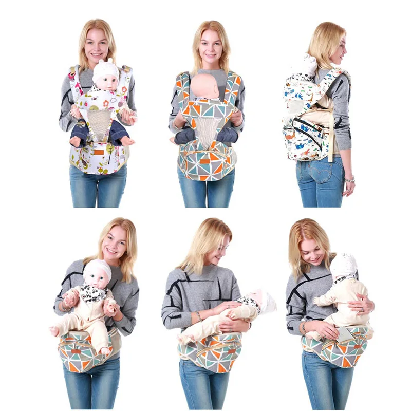 Рюкзак Ibelibaby для новорожденных эргономичный комфортный хлопковый нескользящий