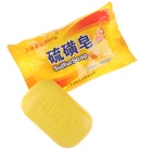 Шанхай серное мыло контроль жирности лечение акне удаление лака мыло 85 г Отбеливающее очищающее средство Китайский традиционный уход за кожей