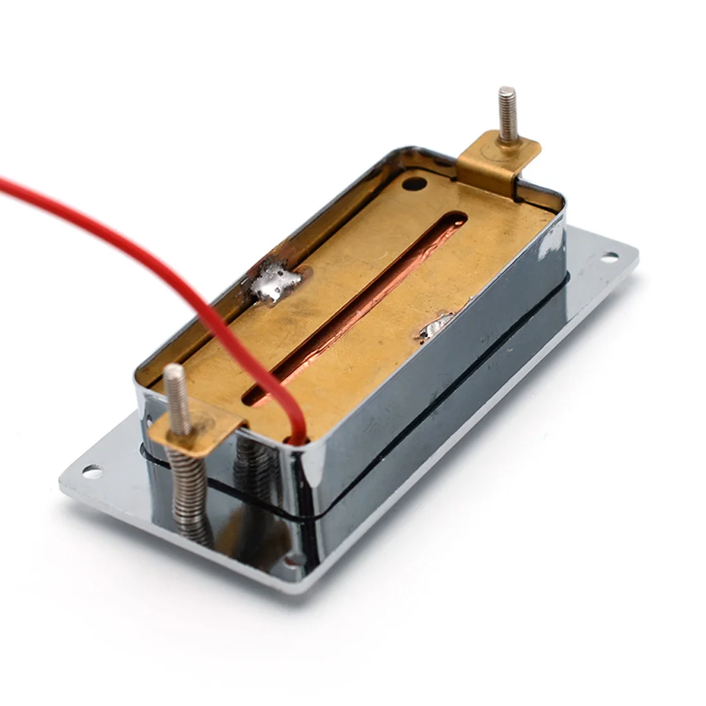 

Tooyful Chrome Pre-wired Guitar Double Coil Pickup Harness with Volume Tone Pots for Electric Guitar Replacement Parts