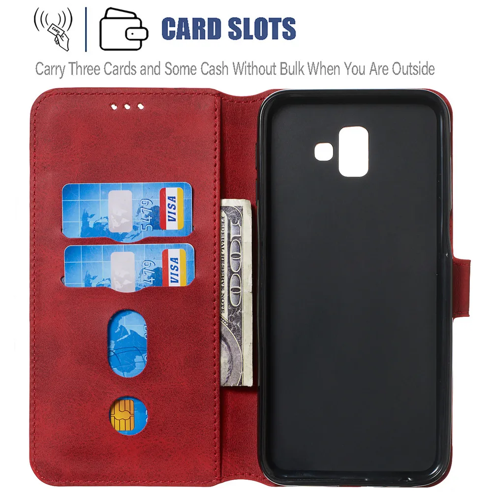 Ретро Магнитный Кошелек Книга Кожаный откидной обложка защитный Чехол на для