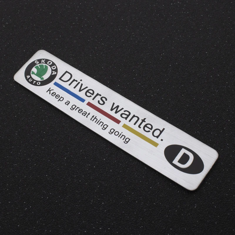 

3D Aluminum Car Badge Emblem Decal Body Decoration Stickers for Skoda Octavia A5 A4 Fabia Superb 3 Mk1 Rapid 2019 Mk2 Mk3 Yeti