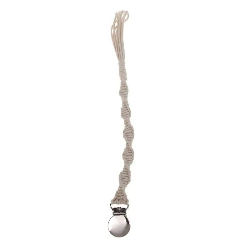 

Baby Vintage Crochet Cotton Pacifier Clips Chain Dummy Clip Pacifier Holder Nipple Soother Chain For Infant Baby Feeding CORB