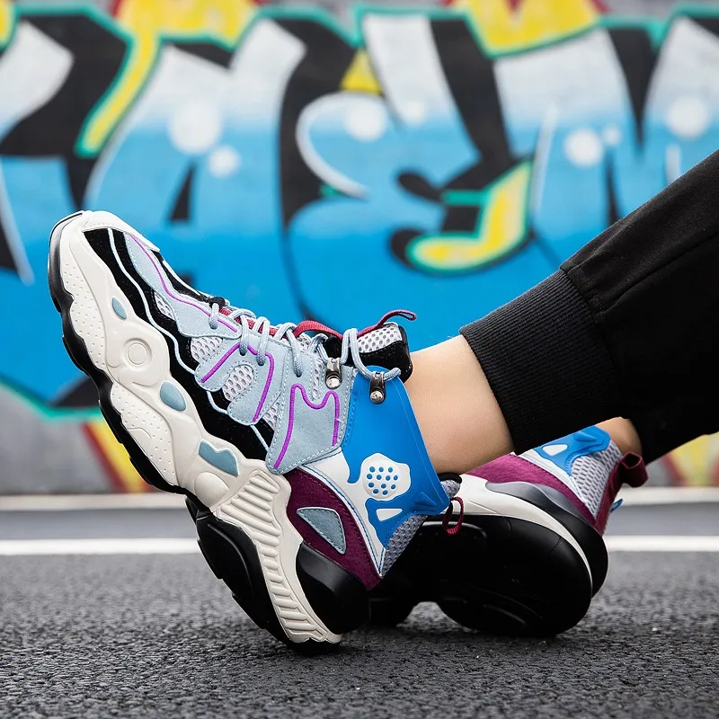 Новинка сезон осень-зима Мужская баскетбольная обувь модная уличная удобная