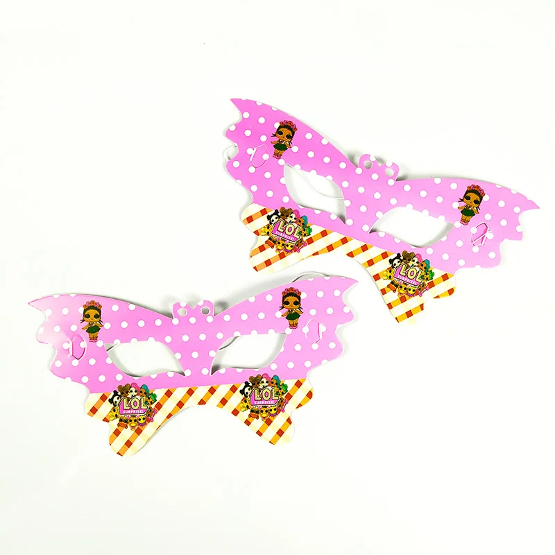 10 шт. мультяшная панда единорог украшение на день рождения маска для глаз товары