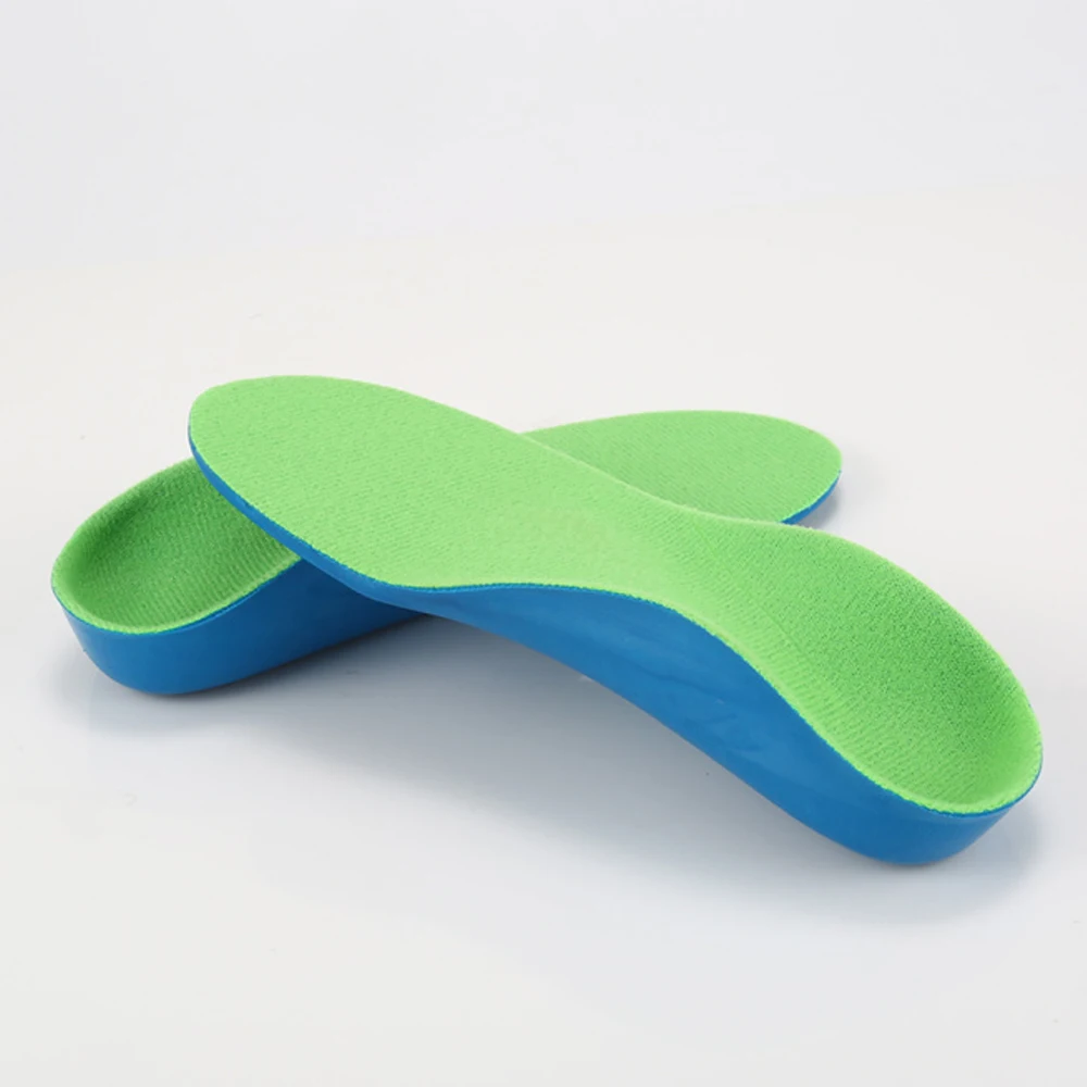Baby Orthotic Insoles For FlatFoot Kids Arch Support Orthopedic Soles Varus Clubfoot Healthy Children Green Full Pads