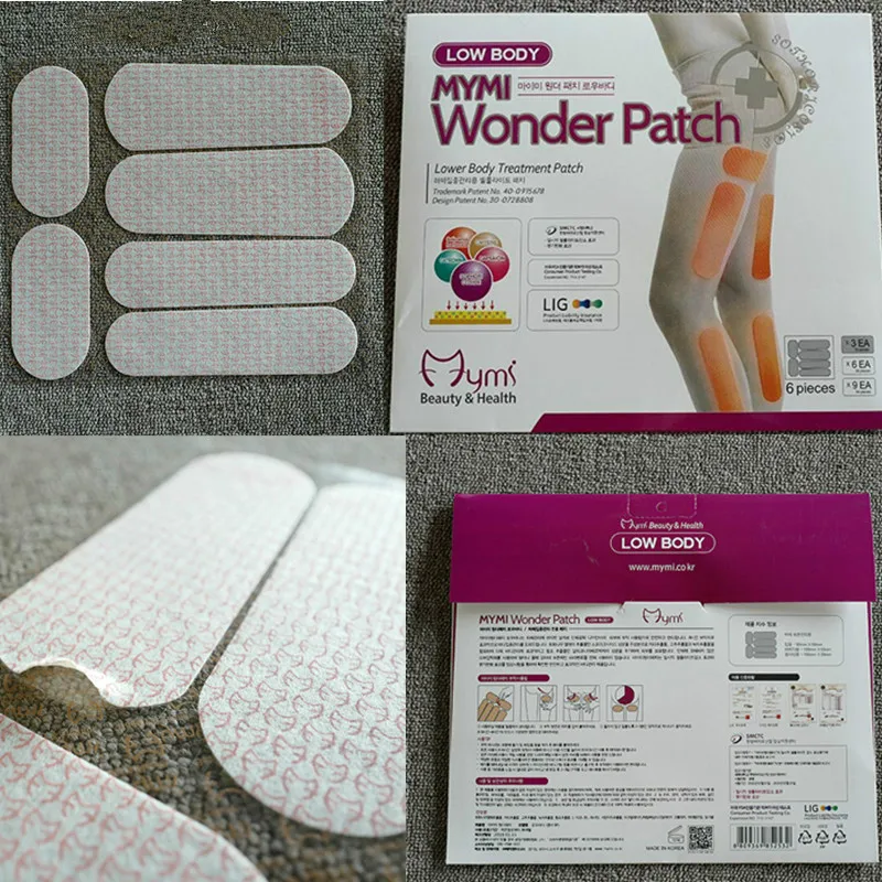18 шт./упак. Mymi Wonder пластырь для похудения ног рук потери веса участки сжигания