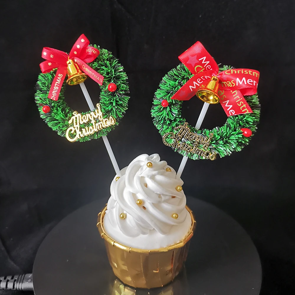10 шт. Топпер на Рождественский торт Рождество вечерние украшения в виде