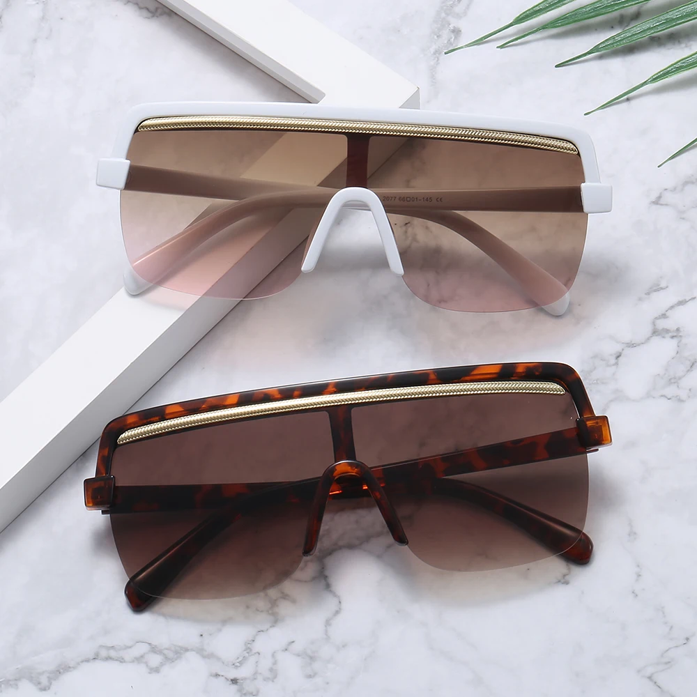 Большие солнцезащитные очки для женщин 2020 роскошные брендовые модные черные