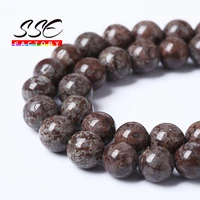 natural snowflake obsidian jaspers beads natural stonebeads15 strand 4 6 8 10 12mm diy bracelet necklace for jewelry making