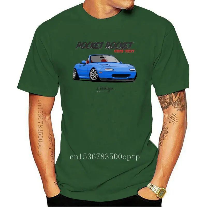 

Модная крутая Мужская футболка, забавная женская футболка Mx 5 Miata (голубая), футболка с индивидуальным принтом