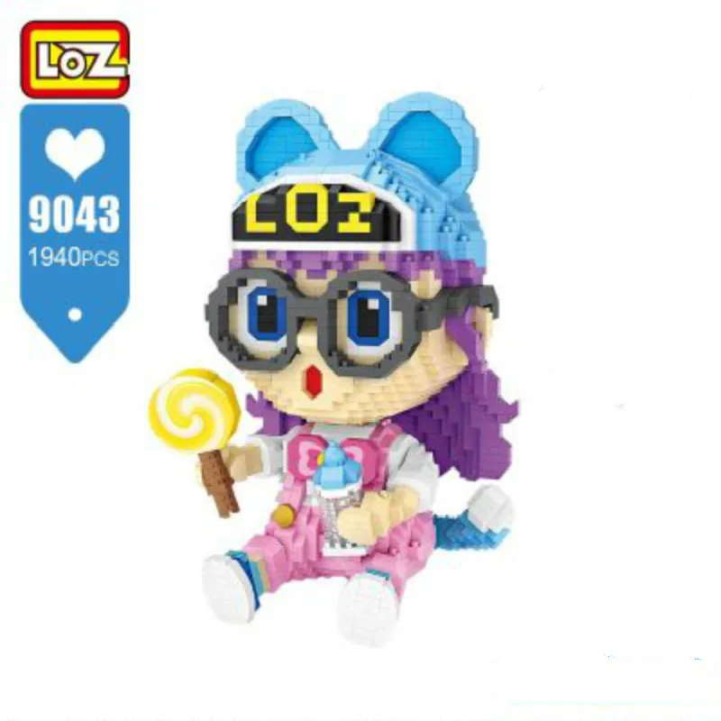 LOZ 1940 шт. алмазные блоки японского аниме фигурки мини блок птицы DIY 9043 игрушки для