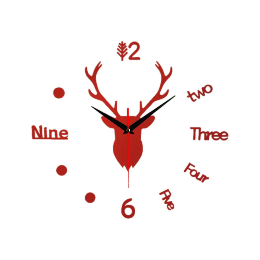 Большие настенные часы современного дизайна безрамочные сделай сам без звука 3D