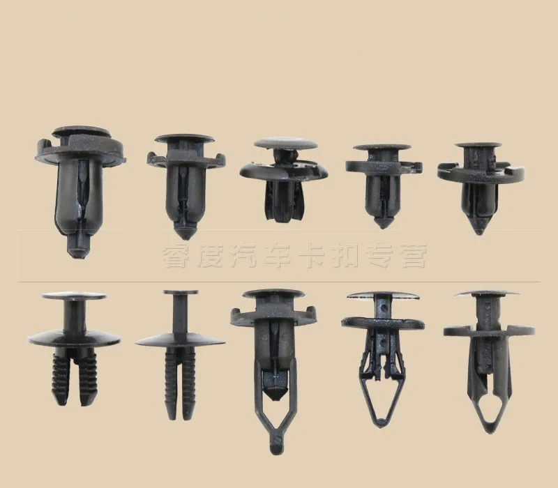 Car fender tile leaf plate trunk lining bumper plastic buckle positioning card universal mix | Автомобили и мотоциклы