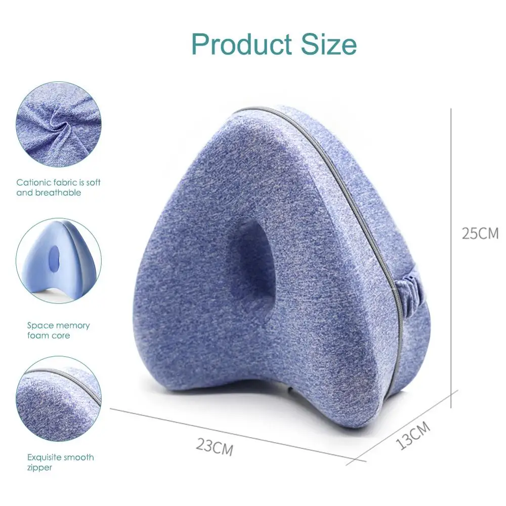 

Meijuner Orthopedic Pillow for Sleeping Memory Foam Leg Pillows Knee Support Cushion between the Legs for Hip Pain Sciatica