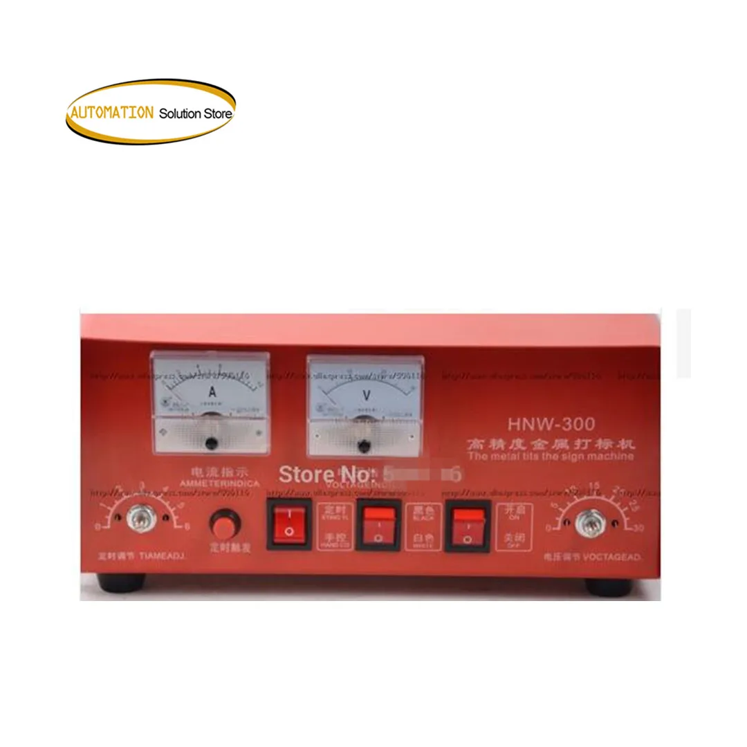 

New Electrochemical Etching Machine Marking Pattern On Metal Steel 300W 0.6-10S HNW-300
