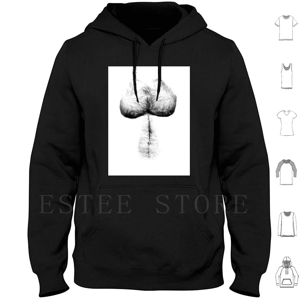 Толстовки с длинным рукавом и пушистой грудью |