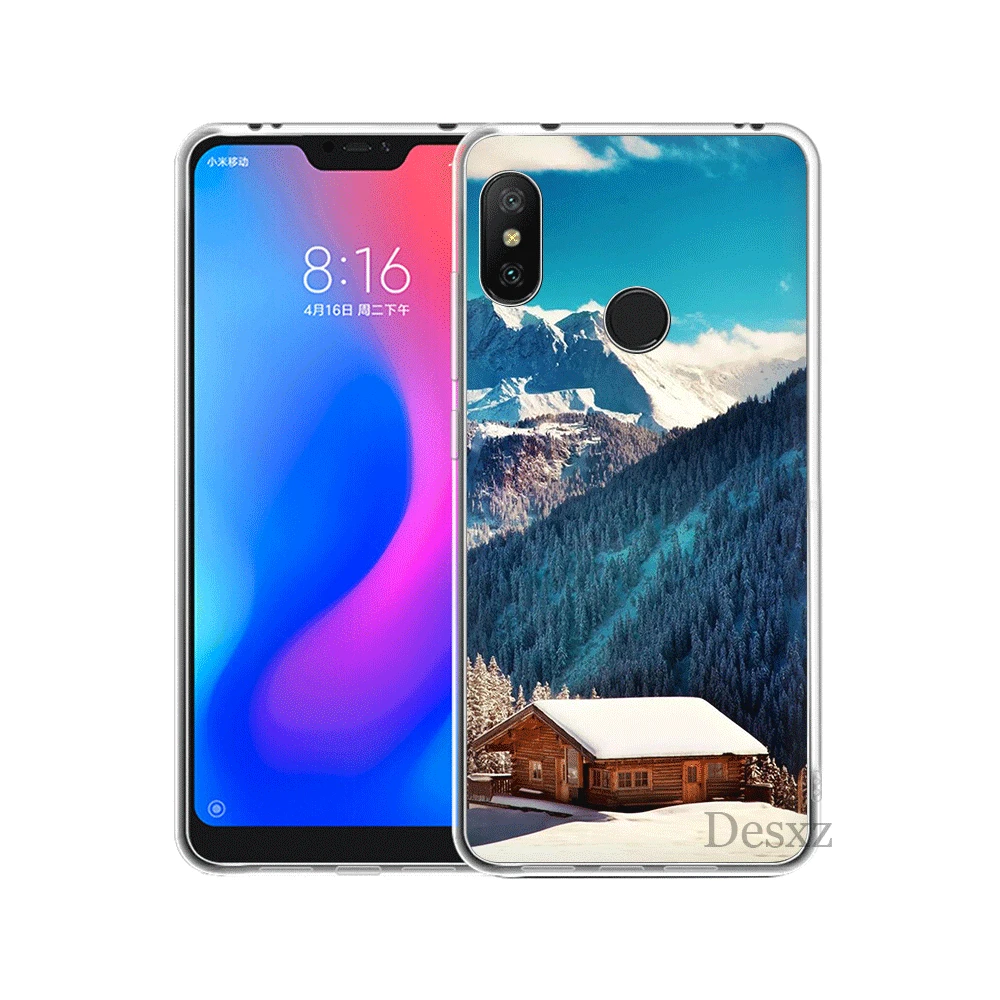 Чехол для мобильного телефона Xiaomi Redmi Note 6 7 Pro 5A 4 4X 3 5 Твердый чехол зимняя Снежная