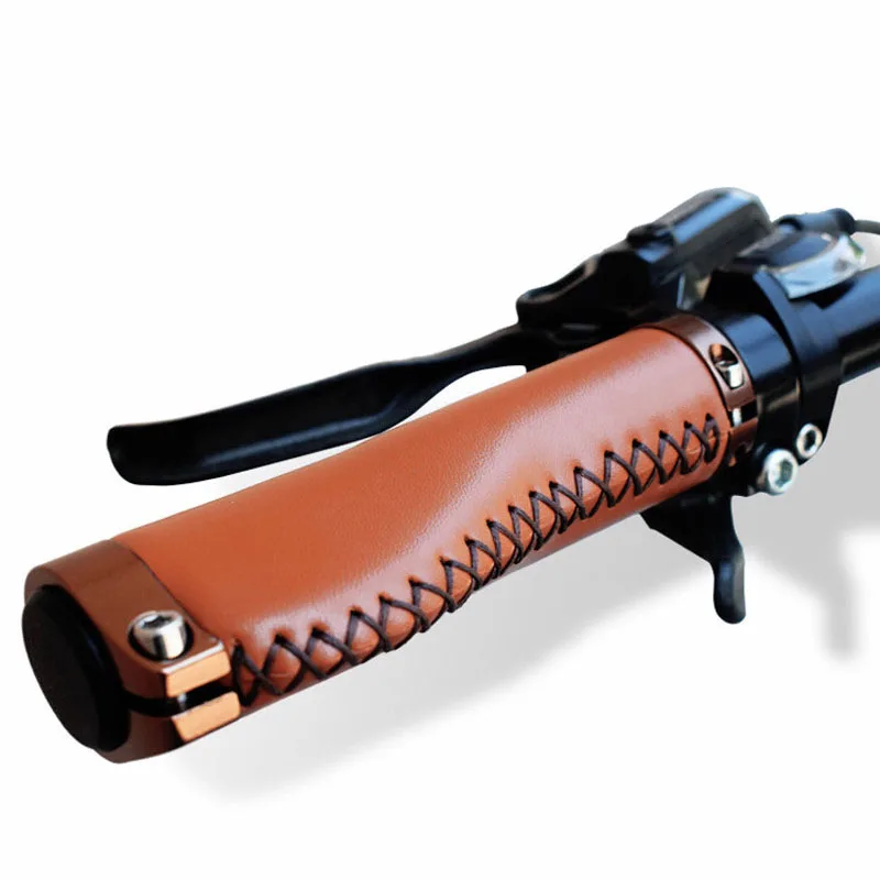 

Руль для прошитая вручную кожаная со из искусственной кожи для горного велосипеда