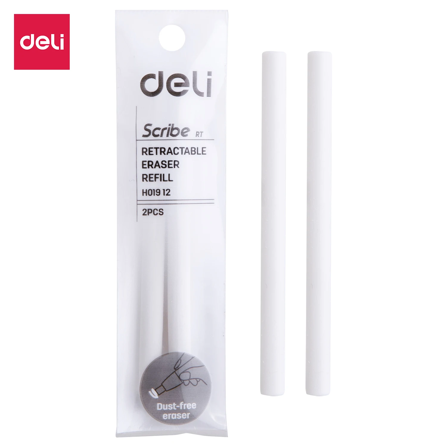 Deli Press Retractable Pencil Eraser Correction Supplies Pencil Rubber Writing School Student Supplies Stationery images - 6