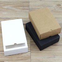 20 pcs 350gsm custom printed paperboard packaging truck paper box easy assembly white black kraft handmade gift packing box