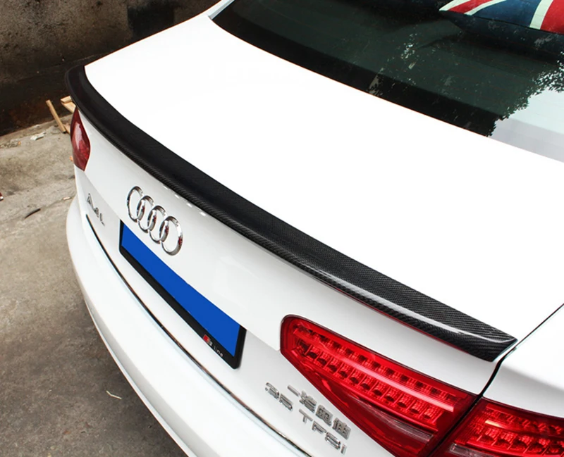 Высококачественный задний спойлер из углеродного волокна для Audi A4 S4 B8.5 2013 2014 2015 4