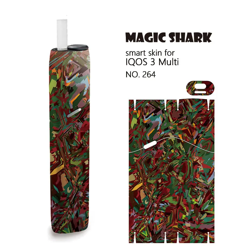 Чехол Magic Shark для IQOS3 100% новый стикер рисования цветов и неба | Мобильные телефоны