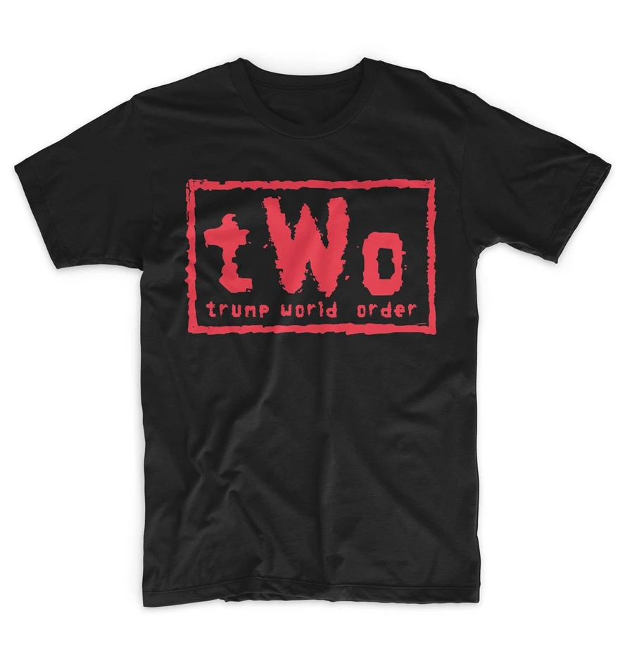 Дональд Трамп футболка новый мировой заказ два президент США поддельные новости