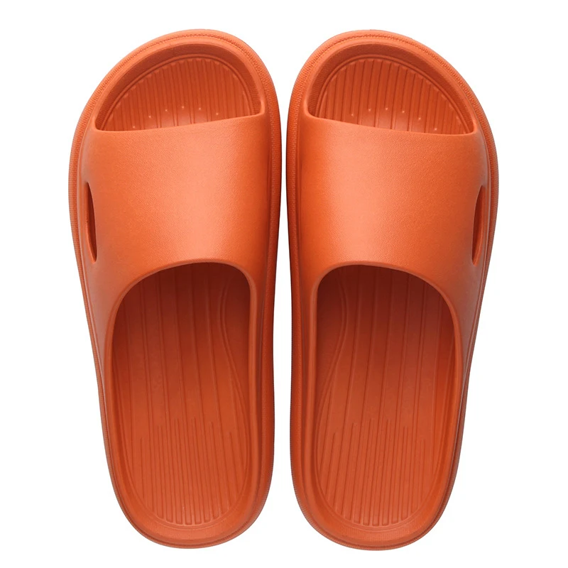 

2021 New Home Couple Slippers Comfortable Fashionable Sandals Woman Indoor Soft Slippers Men Non-Slip