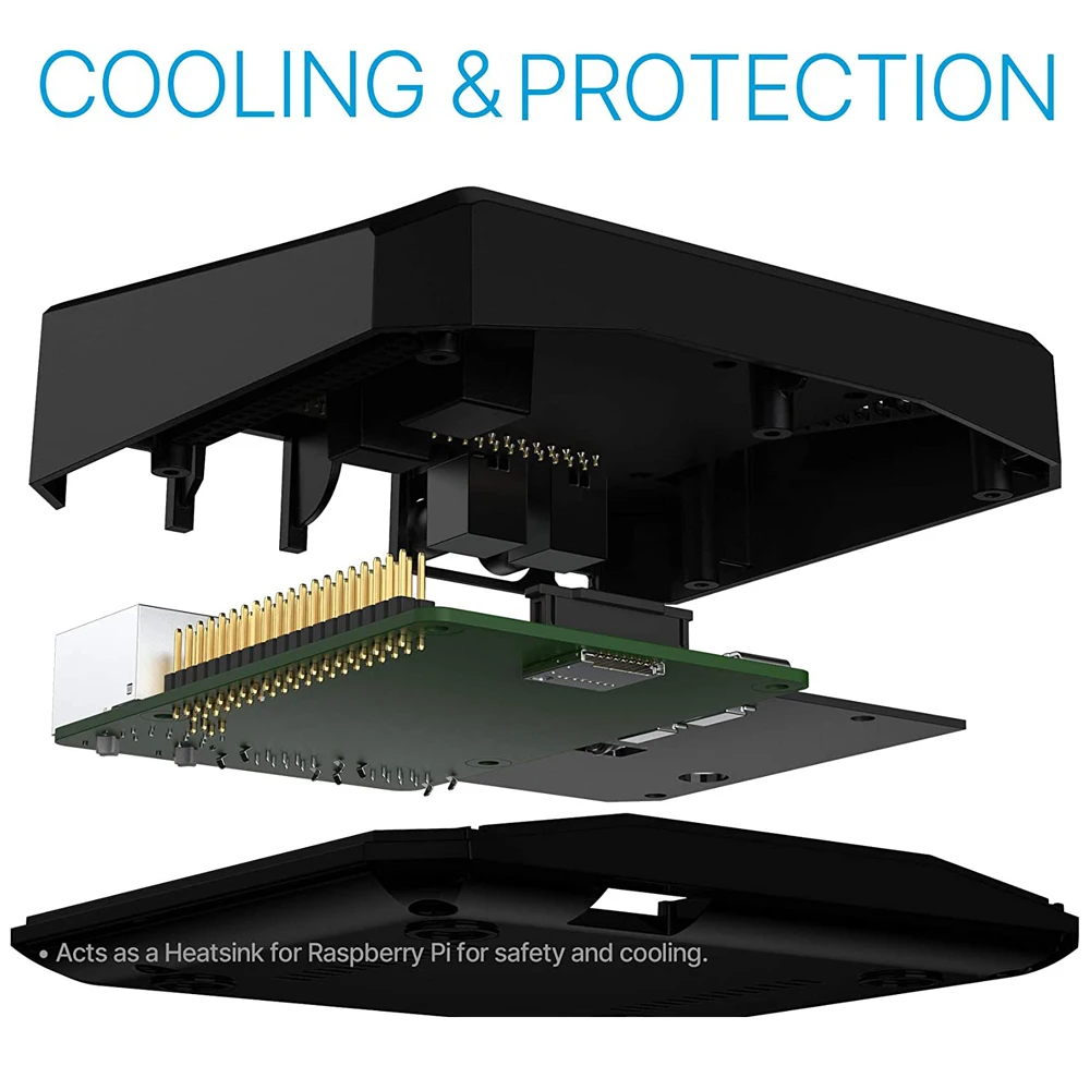 Raspberry Pi 4 аргон NanoSound один Hi Fi DAC аудио плеер с Алюминий чехол для Pi4 Модель B