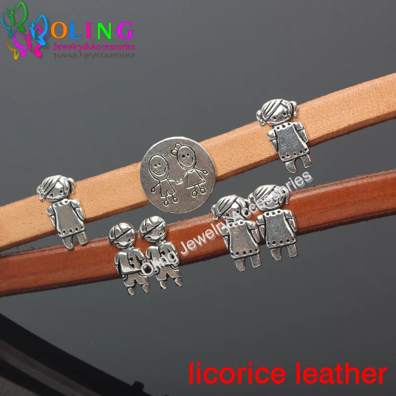 OlingArt fashion jewelry clasps Suitable for use in 10 * 6MM flat leather cord leather bracelet DIY mixing leather  - buy with discount