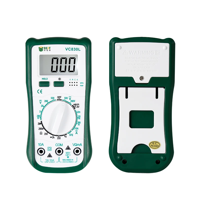

BST-VC830L Multifunction Digital Multimeter Capacitor Resistance Inductance Measuring instrument Electrician Universal Tester