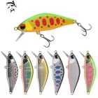 Minnow 45 мм 4g (Wobbler) рыбалки блесна, Япония приманка Джеркбейт окунь Pesca мини опускается на дно воблеры приманки улова, глубокий искусственные цветы
