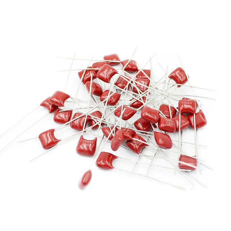 Набор из 100 шт. = 10 значений * металлизированные Полиэфирные пленочные