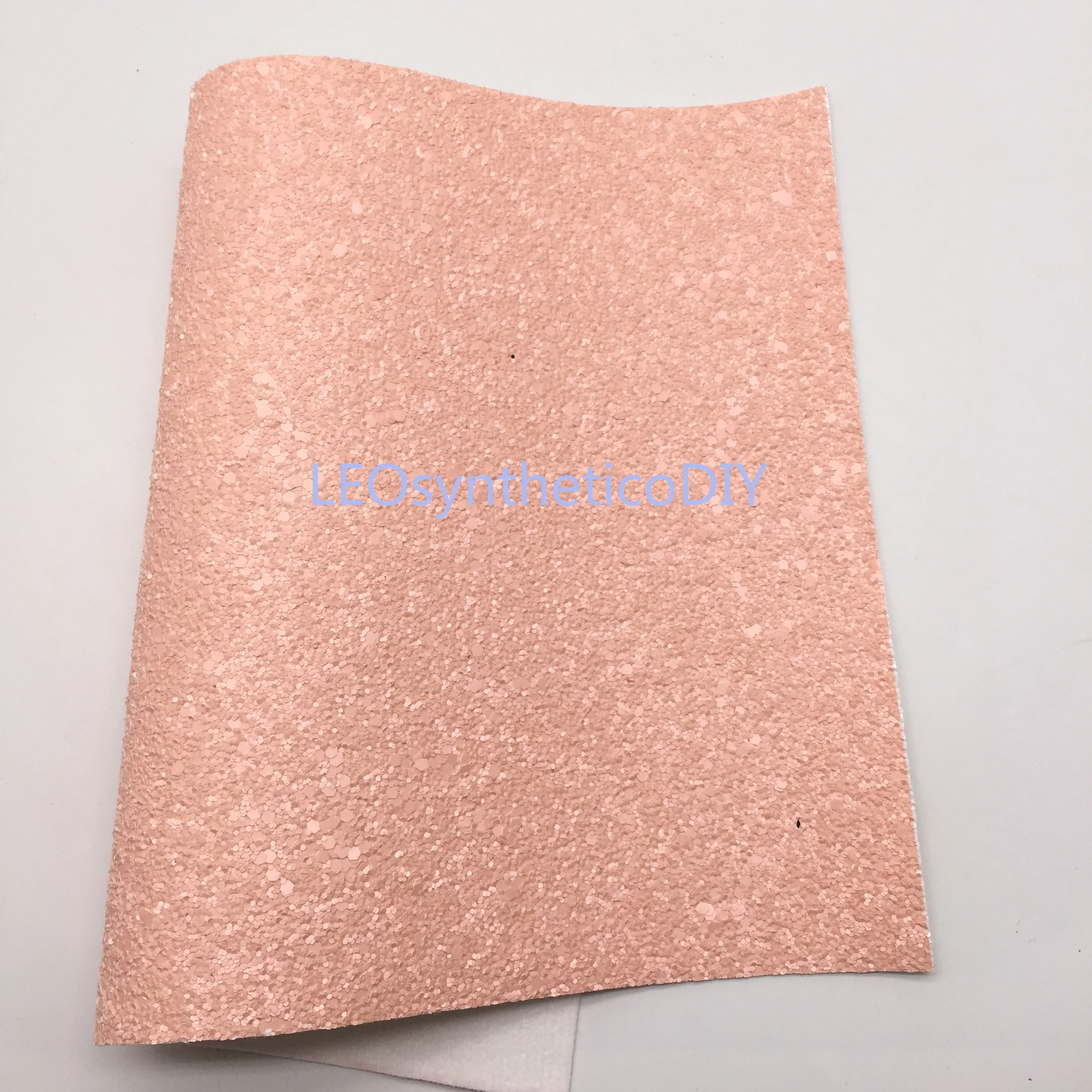LEOsyntheticoDIY детский розовый массивный Блестящий виниловый тканевый лист фетровая