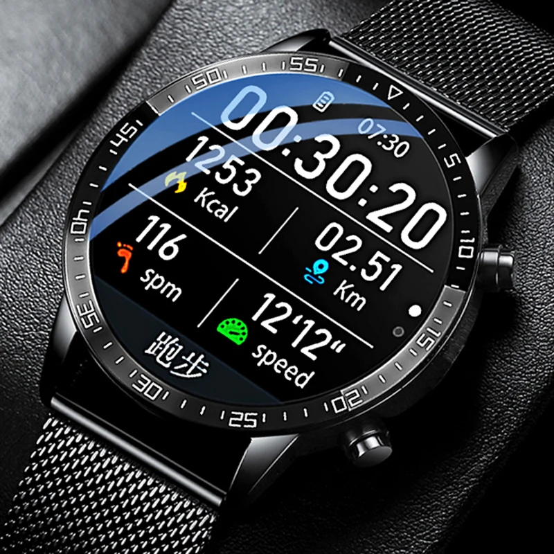 Смарт часы мужские Dreamnice Reloj умные с функцией измерения ЭКГ Bluetooth IP68 для Huawei Xiaomi Apple