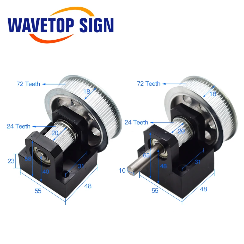 WaveTopSign CO2 лазерная резка металла Запчасти передачи лазерный набор для всей