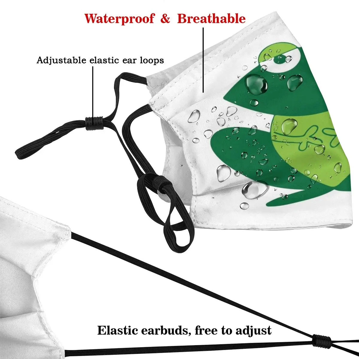 Маска многоразовая Пылезащитная Pm2.5 в стиле хип-хоп | Аксессуары для одежды