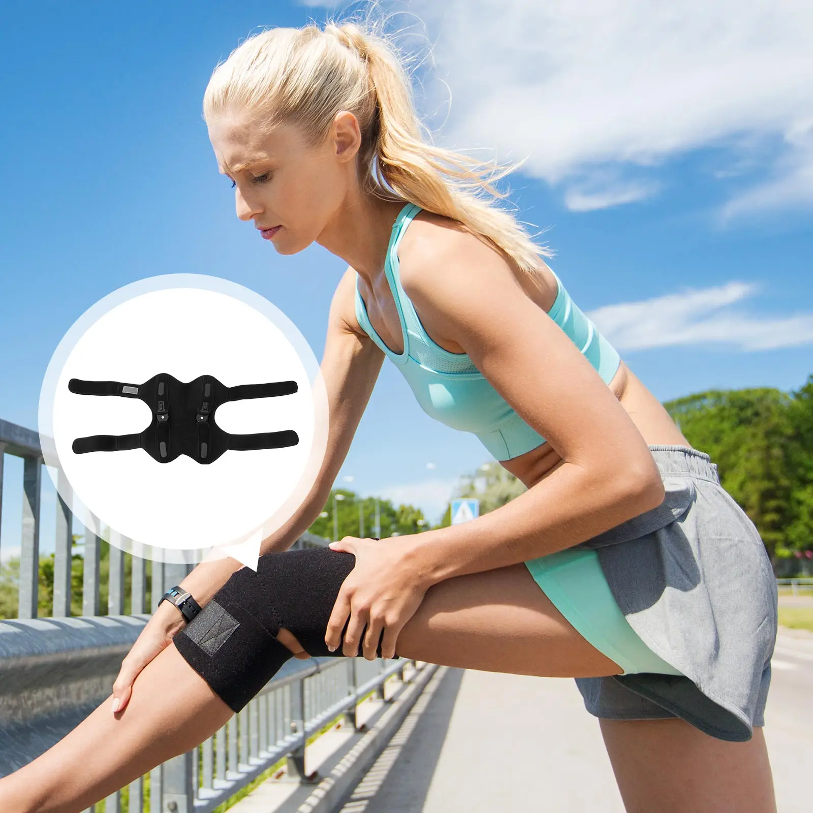 

Knee Pads Compression Knee Pads Knee Braces For Arthritis Joint Support Sports Safety Volleyball Gym Sport Fitness Equipment