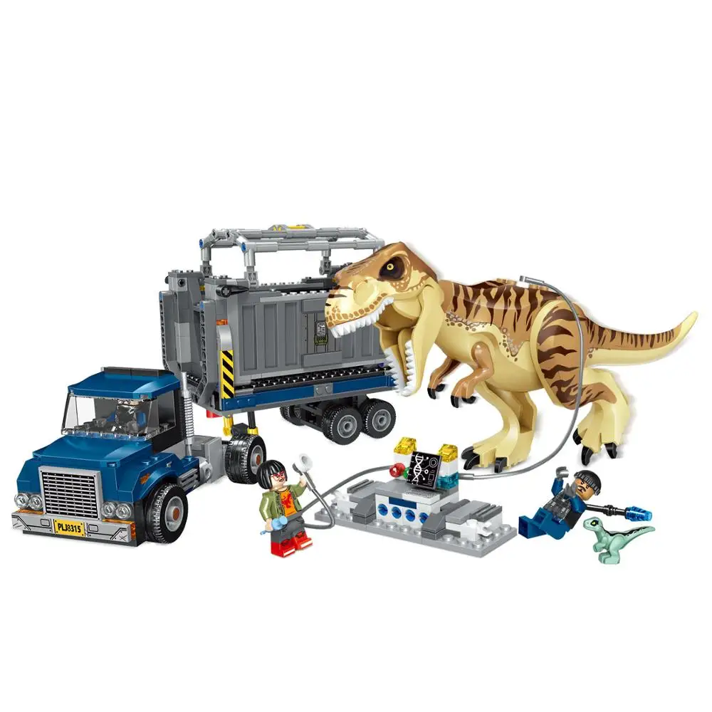 Мир Юрского периода 2 T.Rex транспортный строительный блок 75933 динозавр Юрский manoir