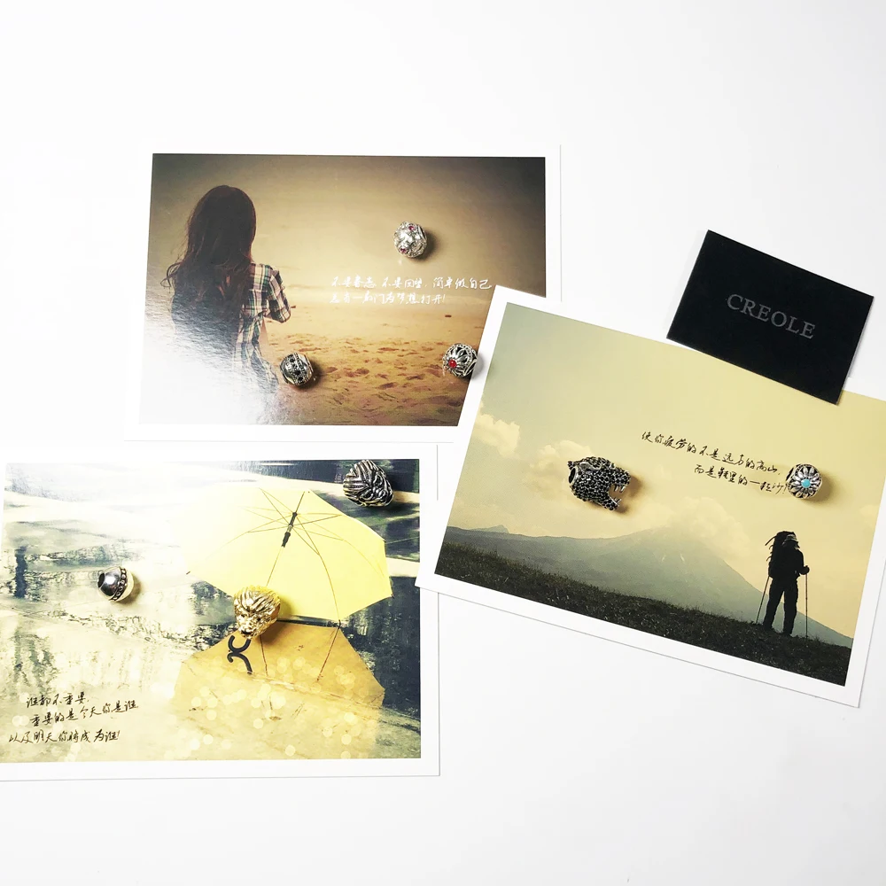 Шарм-бусина с леопардовым принтом кои рыбы цветок быстрые полосы прямой